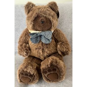 Cartier Bear Co Original Design Teddy Bear 1984 Blue Floral Bow
